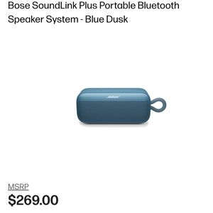 Bose SoundLink Portable Speaker - Blue Dusk